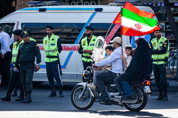 رزمایش موتور سواران جان‌فدای ایران - تهران