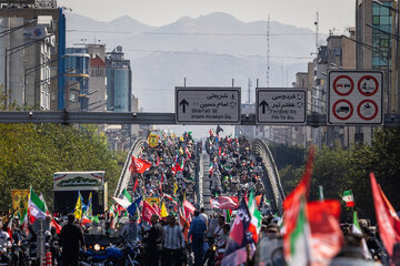 رزمایش موتور سواران جان‌فدای ایران - تهران