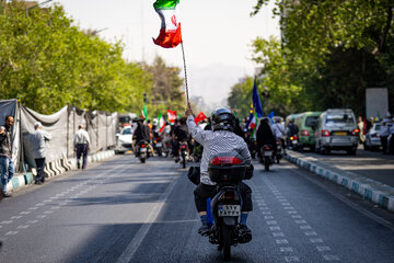 رزمایش موتور سواران جان‌فدای ایران - تهران