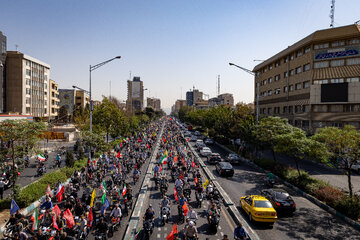 رزمایش موتور سواران جان‌فدای ایران - تهران