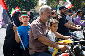 رزمایش موتور سواران جان‌فدای ایران - تهران