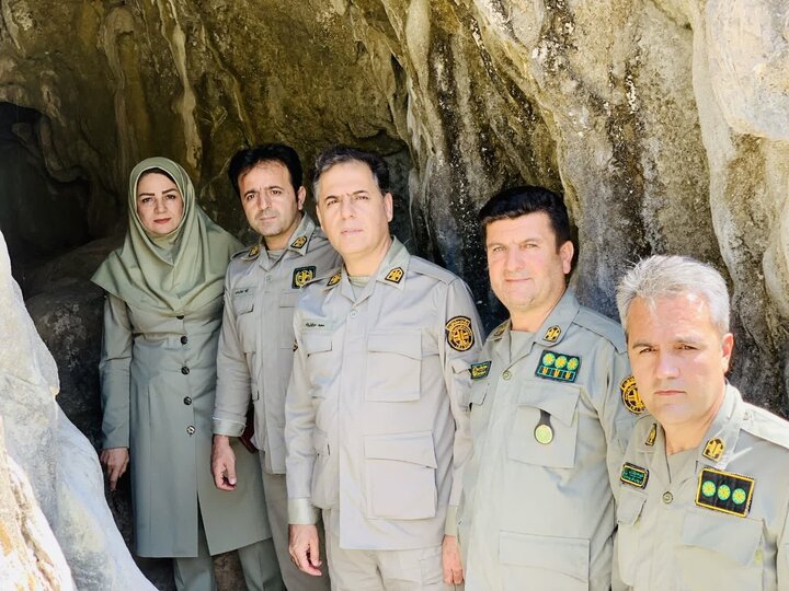 کشف غاری تازه در دل کوههای باینگان کرمانشاه