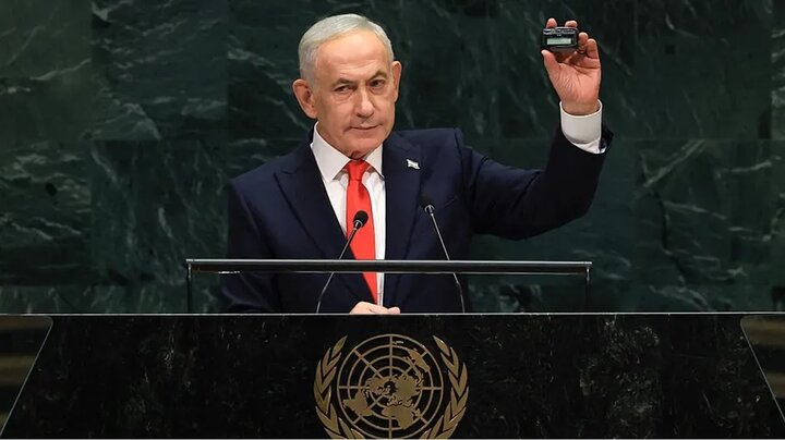 انتقاد سازمان ملل از نمایش دستگاه پیجر توسط نتانیاهو