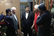 عیادت وزیر ورزش از محمدرضا طالقانی