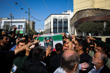 تشییع پیکر شهید سردار "حسین ظریفی" - مشهد

