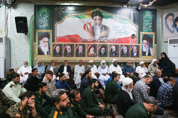 وداع مردم با پیکر سردار «شهید حسین ظریفی» در مهدیه مشهد