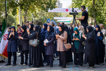 مراسم روز پرچم و آغاز سال تحصیلی دانشگاه تهران