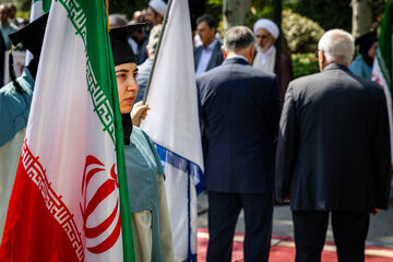 مراسم روز پرچم و آغاز سال تحصیلی دانشگاه تهران