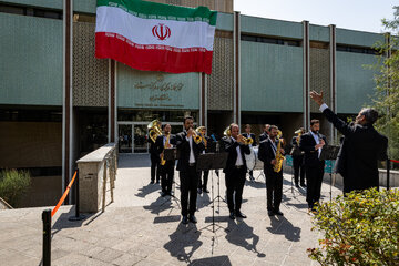 مراسم روز پرچم و آغاز سال تحصیلی دانشگاه تهران