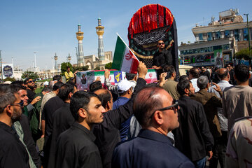 تشییع پیکر شهید سردار "حسین ظریفی" - مشهد
