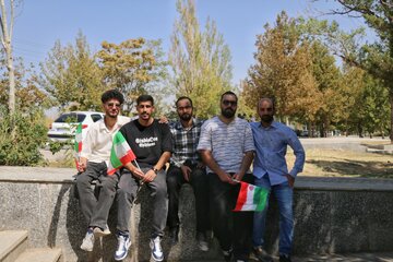 آیین اهتزاز پرچم جمهوری اسلامی ایران در دانشگاه بوعلی سینا -همدان