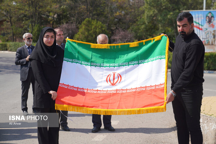روز ملی پرچم جمهوری اسلامی در دانشگاه محقق اردبیلی گرامی داشته شد