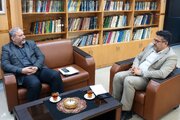 دیدار سرپرست سازمان جهاددانشگاهی گیلان با فرماندار فومن