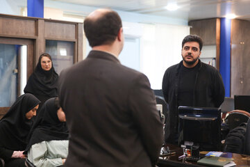 بازدید محمود علیگو، معاون فرهنگی جهاددانشگاهی از تحریریه خبرگزاری ایسنا و ایکنا خراسان رضوی