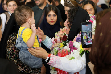 استقبال از مدال اوران کبدی در مسابقات قهرمانی آسیا-کرمانشاه