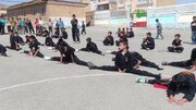 همایش کونگ‌فو در روستای منگاوی ملایر برگزار شد