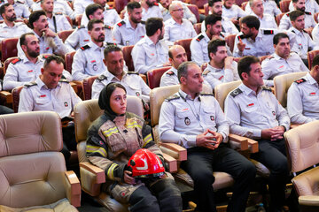 مراسم بزرگداشت روز آتش نشان