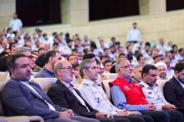 علیرضا زاکانی، شهردارتهران در مراسم بزرگداشت روز آتش نشان