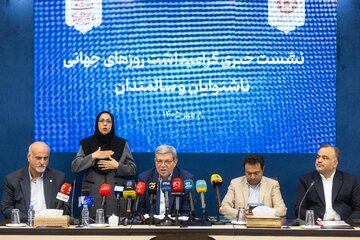 سیدجواد حسینی، رئیس سازمان بهزیستی کشور در نشست خبری گرامیداشت روزهای جهانی ناشنوایان و سالمندان