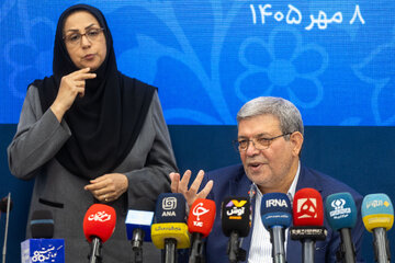 سیدجواد حسینی، رئیس سازمان بهزیستی کشور در نشست خبری گرامیداشت روزهای جهانی ناشنوایان و سالمندان