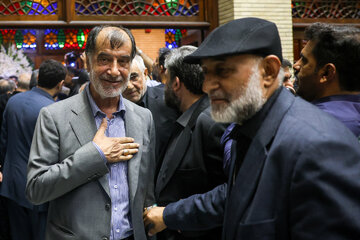 محمدرضا باهنر در مراسم ختم احمد ناطق نوری