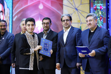  نعمت‌اله‌ پایان مدیرکل فرهنگ و ارشاد اسلامی  آذربایجان شرقی در آیین اختتامیه جشنواره سراسری موسیقی موغام - تبریز