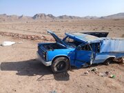 واژگونی، جان راننده خودروی باری را گرفت
