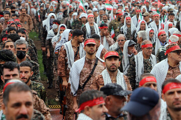 رزمایش ۵۰ هزار نفری جان فدایان ایران -کرمانشاه