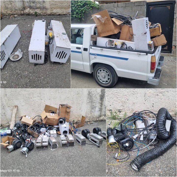 کشف ۳ مرکز غیرمجاز استخراج رمز ارز در تالش