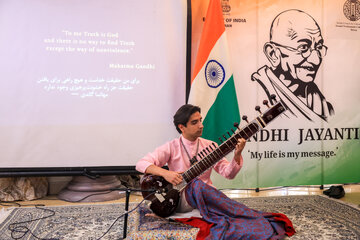 مراسم سالروز مهاتما گاندی