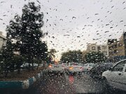 بارش پراکنده و وزش باد نسبتاً شدید در همدان