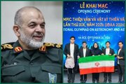 سردار وحیدی: قهرمانی تیم ملی المپیاد نجوم باعث افتخار عمیق ملت ایران و نیروهای مسلح گردید