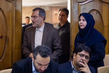 علی منتظری، رئیس جهاد دانشگاهی در آیین افتتاح اندیشکده اشتغال دانش بنیان