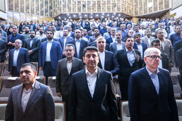 ستار هاشمی، وزیر ارتباطات و فنآوری اطلاعات در مراسم افتتاحیه هفته جهانی فضا