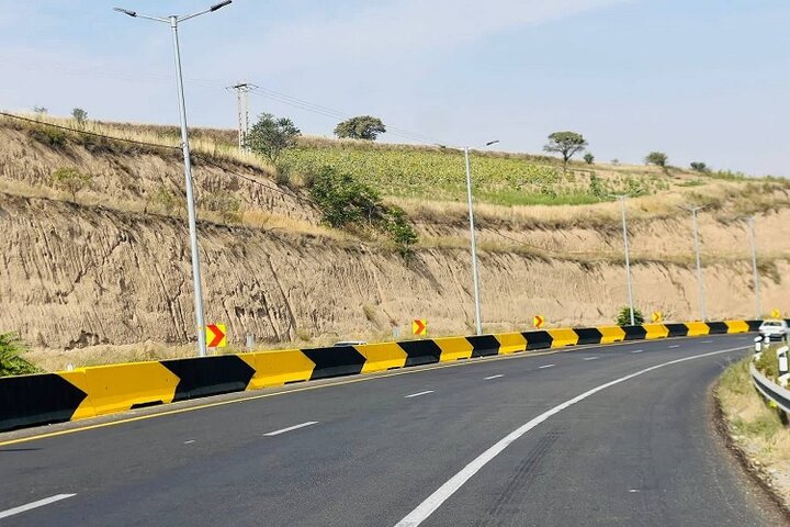 نصب ۱۶۰۰ متر نیوجرسی در محور بجنورد – آشخانه در خراسان شمالی