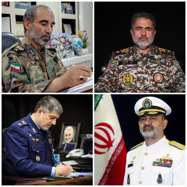 پیام‌های تبریک فرماندهان نیروهای ارتش به مناسبت هفته انتظامی