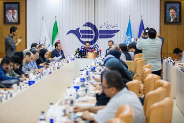 نشست خبری ابوذر شیرودی، رئیس سازمان هواپیمایی کشور