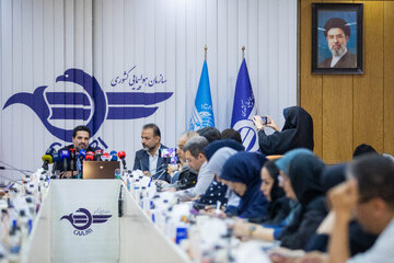 نشست خبری ابوذر شیرودی، رئیس سازمان هواپیمایی کشور