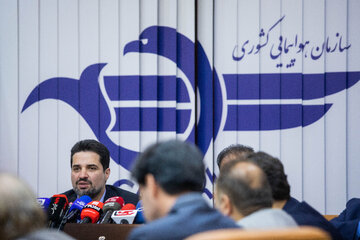 نشست خبری ابوذر شیرودی، رئیس سازمان هواپیمایی کشور
