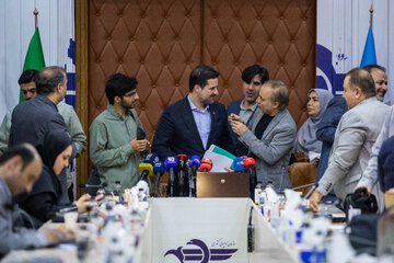 نشست خبری ابوذر شیرودی، رئیس سازمان هواپیمایی کشور