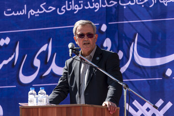 سخنرانی بیژن عبدالهی، رئیس دانشگاه خوارزمی در اجتماع دانشگاهیان جان فدای استان البرز