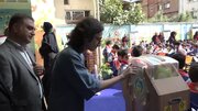 کمک خیرخواهانه نخبه کنکوری آمل در «جشن عاطفه‌ها» به دانش آموزان نیازمند