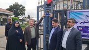  آیین رونمایی از پلاک‌های هوشمند جی‌نف در شهر نور