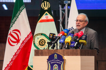 مهدی امیری اصفهانی، معاون اجتماعی و پیشگیری از وقوع جرم قوه قضائیه در  همایش تجلیل از نمونه‌های ترافیکی و برترین‌های پلیس راهور فراجا