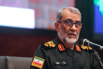 سردار قاسم رضایی، جانشین فراجا در همایش تجلیل از نمونه‌های ترافیکی و برترین‌های پلیس راهور فراجا