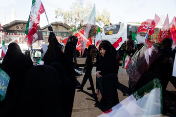 بزرگترین زنجیره انسانی جان‌فدا  - مشهد