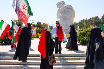 بزرگترین زنجیره انسانی جان‌فدا  - مشهد