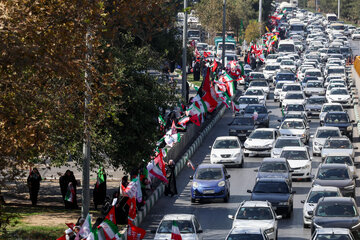 بزرگترین زنجیره انسانی جان‌فدا  - مشهد