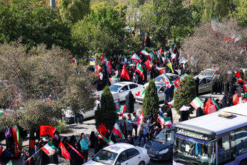 بزرگترین زنجیره انسانی جان‌فدا  - مشهد