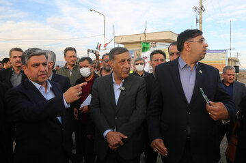 بازدید محمدجعفر قائم‌پناه معاون اجرایی رئیس‌جمهور از پروژه طرح ارتقا و توسعه تصفیه‌خانه فاضلاب اردبیل